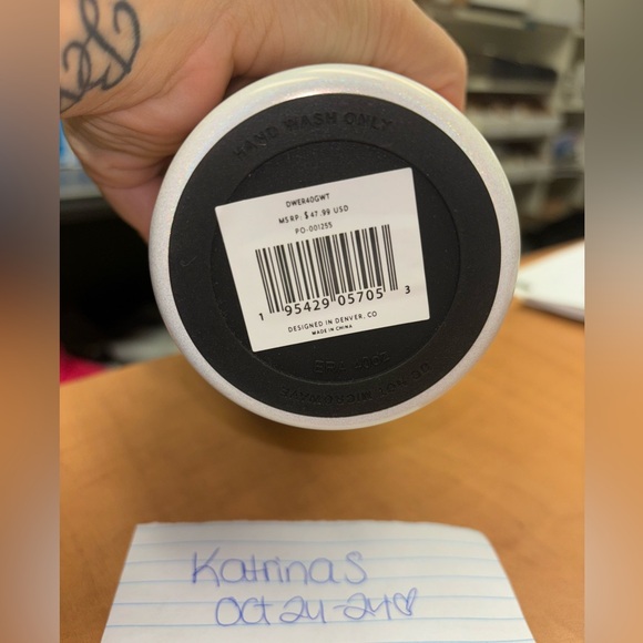 SOLD on cross post. Brumate, Glitter White Era 40oz - Picture 4 of 10